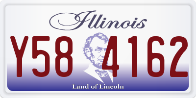 IL license plate Y584162