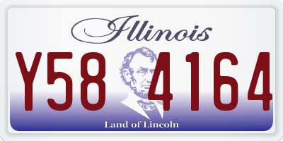 IL license plate Y584164