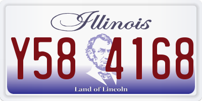 IL license plate Y584168