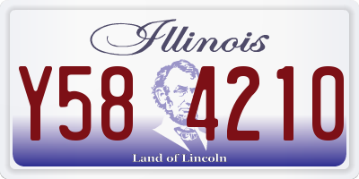 IL license plate Y584210
