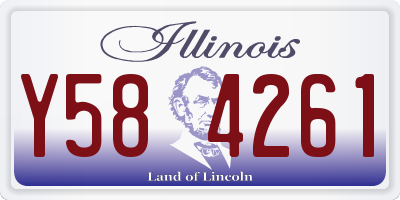 IL license plate Y584261