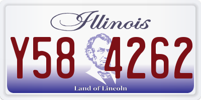 IL license plate Y584262