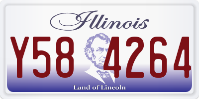 IL license plate Y584264