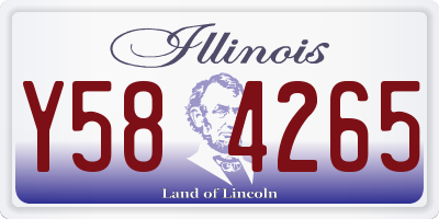 IL license plate Y584265