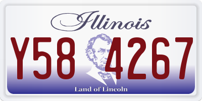 IL license plate Y584267