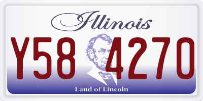 IL license plate Y584270