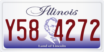 IL license plate Y584272