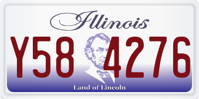 IL license plate Y584276