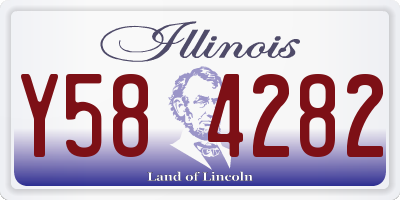 IL license plate Y584282