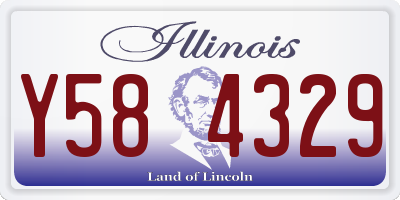 IL license plate Y584329