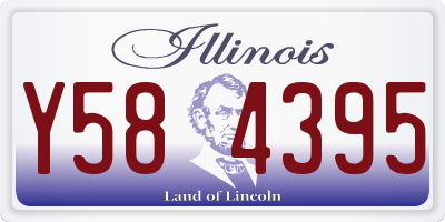IL license plate Y584395