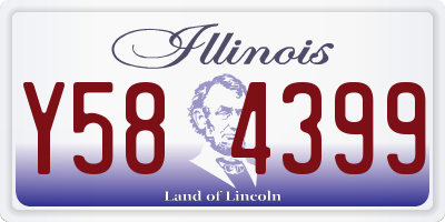 IL license plate Y584399