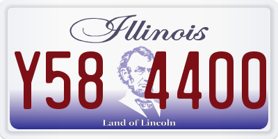 IL license plate Y584400