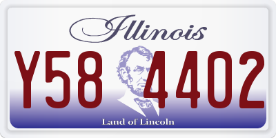 IL license plate Y584402