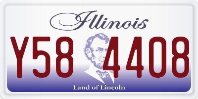 IL license plate Y584408