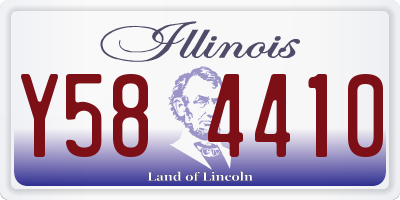 IL license plate Y584410