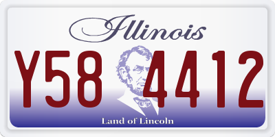 IL license plate Y584412