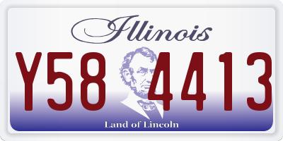 IL license plate Y584413
