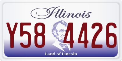 IL license plate Y584426