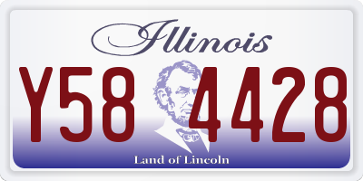 IL license plate Y584428