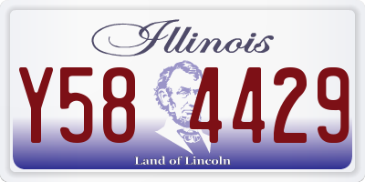 IL license plate Y584429