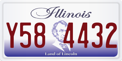 IL license plate Y584432