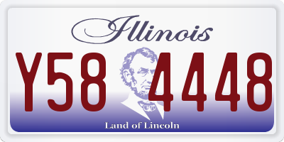 IL license plate Y584448