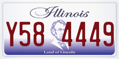 IL license plate Y584449