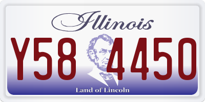 IL license plate Y584450