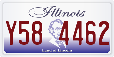 IL license plate Y584462