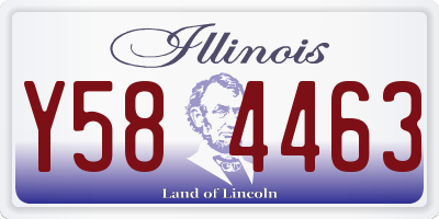 IL license plate Y584463