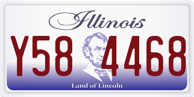 IL license plate Y584468
