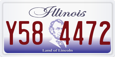 IL license plate Y584472