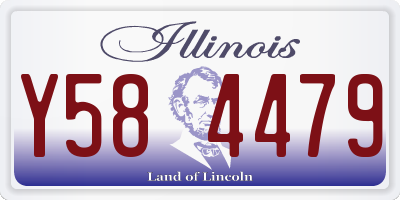 IL license plate Y584479