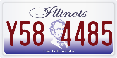 IL license plate Y584485