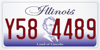 IL license plate Y584489