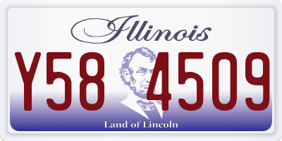 IL license plate Y584509