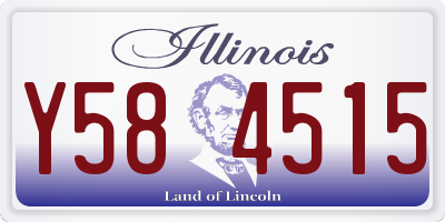 IL license plate Y584515