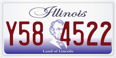 IL license plate Y584522