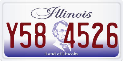 IL license plate Y584526