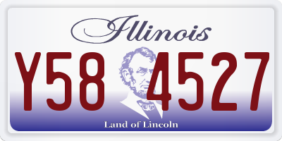 IL license plate Y584527