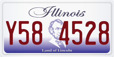 IL license plate Y584528