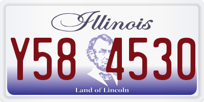 IL license plate Y584530