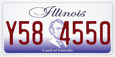 IL license plate Y584550