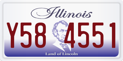 IL license plate Y584551