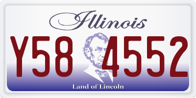 IL license plate Y584552