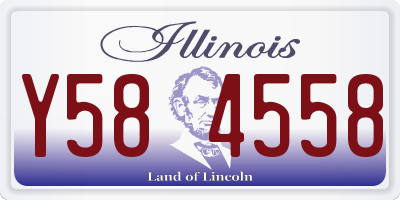 IL license plate Y584558