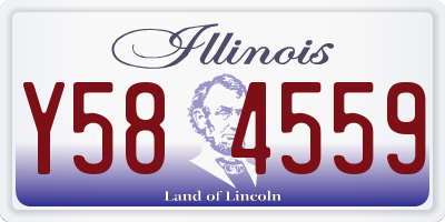 IL license plate Y584559