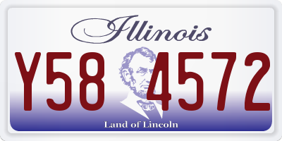 IL license plate Y584572