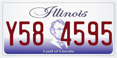 IL license plate Y584595